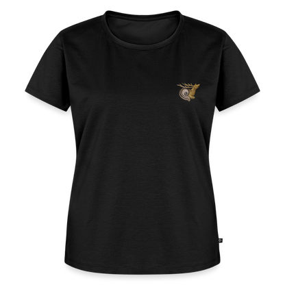 Mittelalterliche Tiere Shirt | Hirschschnecke - Schwarz