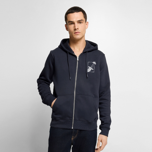 NEUES PROD ZIPPER HERREN FrüMi Gehilz - Navy