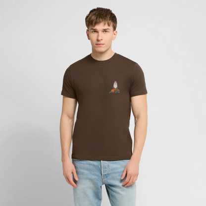 Mittelalterliche Tiere T-Shirt I "Falscher Reiter" I dunkel I Bio-Shirt - Dunkelbraun