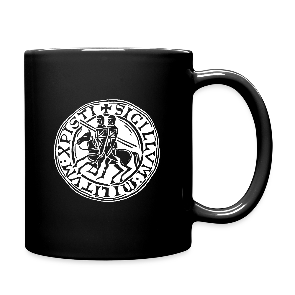 Templer Tasse Schwarz | Siegel des Templerordens - Schwarz