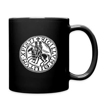Templer Tasse Schwarz | Siegel des Templerordens - Schwarz
