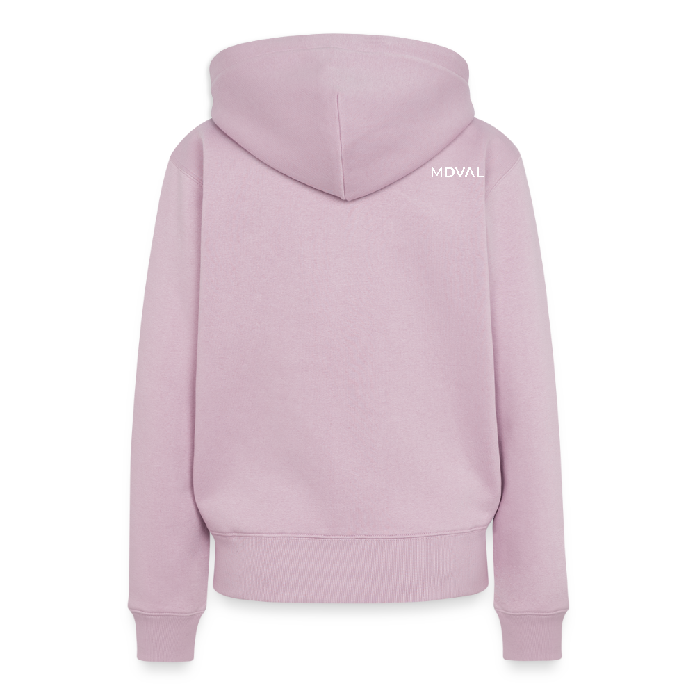 NEUES PROD FRAUEN HOODIE Tjostender Hase - Altrosa
