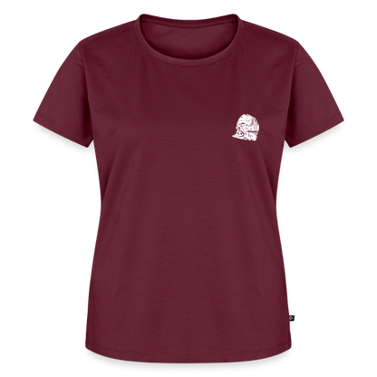 NEUES PROD Bio-Shirt Damen Schaller - Burgunderrot