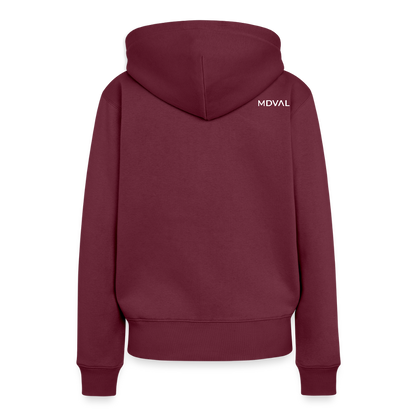 NEUES PROD FRAUEN HOODIE Sutton Hoo - Burgunderrot