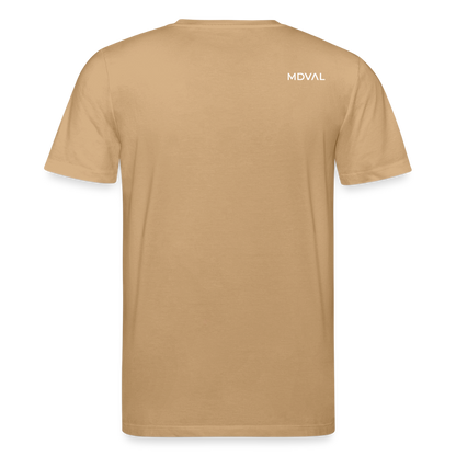 Mittelalterliches Schwert T-Shirt I "Gueðesweord" I Frühmittelalter I dunkel I Bio-Shirt - Karamell 