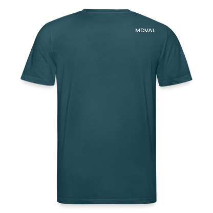 Templer Shirt | Siegel des Templerordens "Zwei Reiter auf einem Pferd" | dunkel | Bio-Shirt - Dunkles Petrol