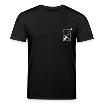 Mittelalterliches Schwert T-Shirt I "langes swertt" I Spätmittelalter I dunkel I Bio-Shirt - Schwarz