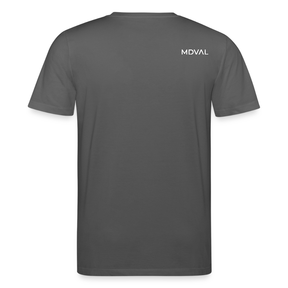 Mittelalterlicher Helm T-Shirt I "Dargen" I Hochmittelalter I dunkel I Bio-Shirt - Anthrazit