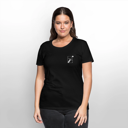 NEUES PROD Bio-Shirt Damen Swertelin - Schwarz