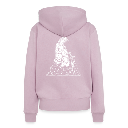 NEUES PROD FRAUEN HOODIE Walther von der Vogelweide - Altrosa