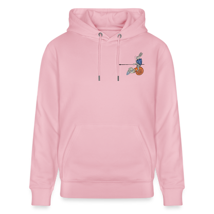 Mittelalterliche Tiere T-Shirt "Tjostender Hase" I Bio-Hoodie - Hellrosa