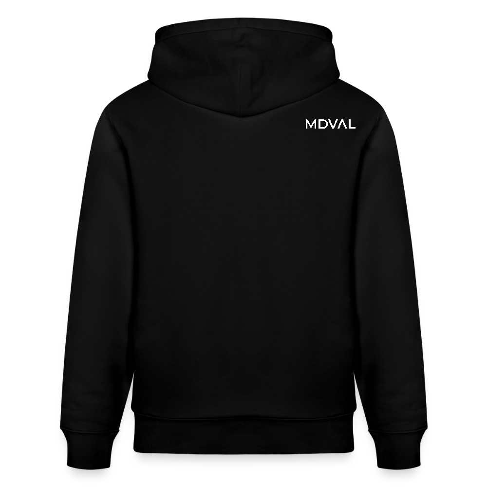 Mittelalterliches Schwert Bio-Hoodie I "langes swertt" I Spätmittelalter I dunkel I - Schwarz
