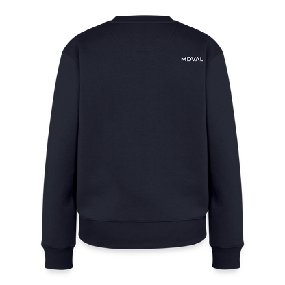 Templer Pullover I Zwei Reiter auf einem Pferd - Navy