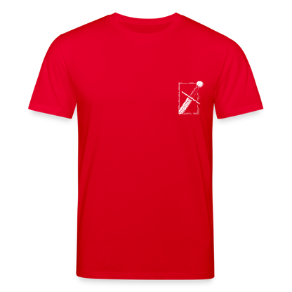 Mittelalterliches Schwert T-Shirt I "swertelin" I Hochmittelalter I dunkel I Bio-Shirt - Rot