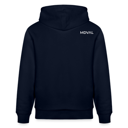 Mittelalterliches Schwert Bio-Hoodie I "langes swertt" I Spätmittelalter I dunkel I - Navy