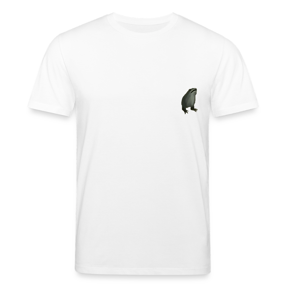 Mittelalterliche Tiere T-Shirt I "Frosch ohne Arme" I hell I Bio-Shirt - Weiß