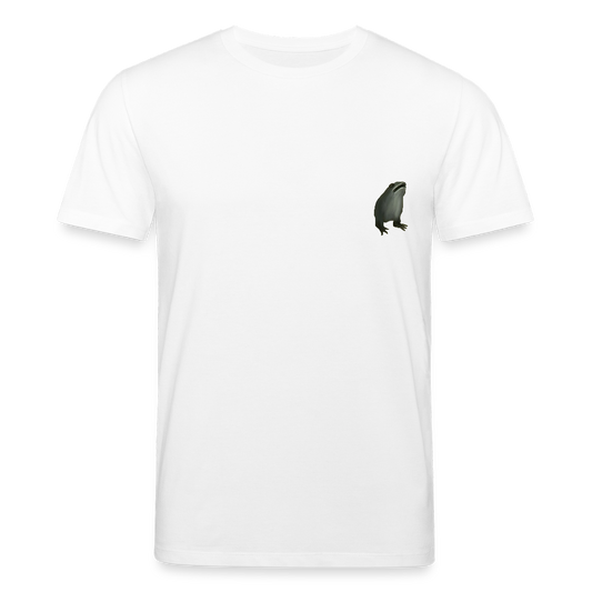 Mittelalterliche Tiere T-Shirt I "Frosch ohne Arme" I hell I Bio-Shirt - Weiß