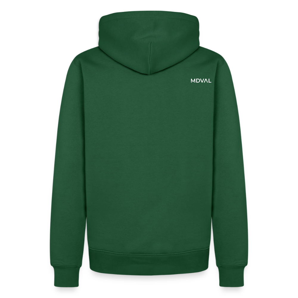 Mittelalter Tiere Hoodie | Tjostender Hase - Flaschengrün