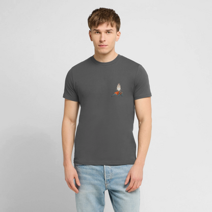 Mittelalterliche Tiere T-Shirt I "Falscher Reiter" I dunkel I Bio-Shirt - Anthrazit