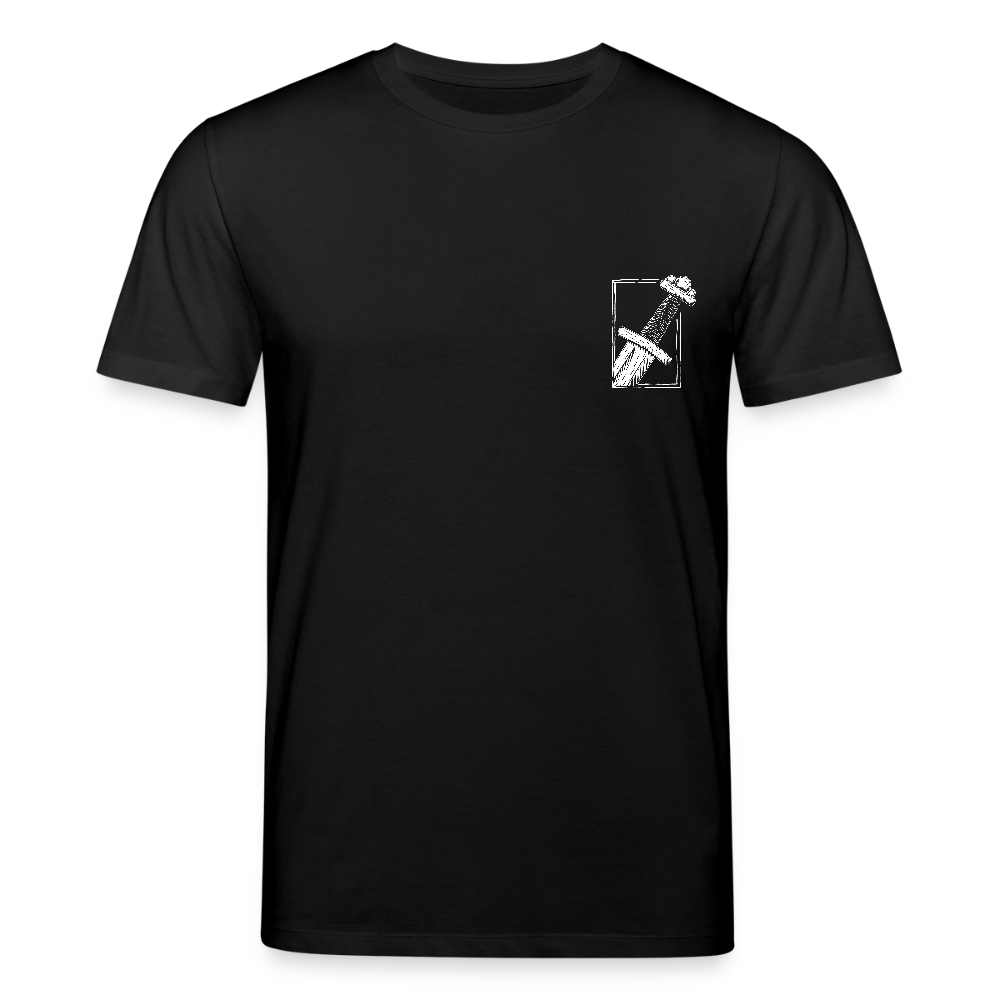 Mittelalterliches Schwert T-Shirt I "Gueðesweord" I Frühmittelalter I dunkel I Bio-Shirt - Schwarz