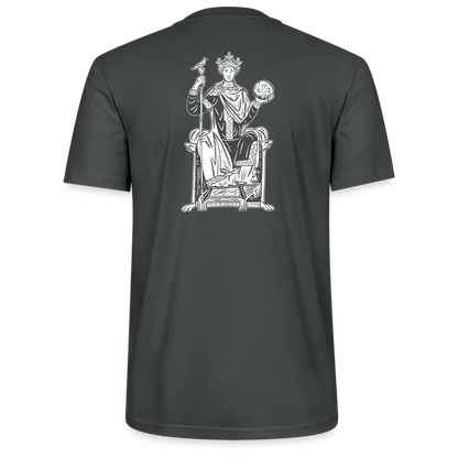 Mittelalterliche Quelle Shirt Otto III Dunkel - Anthrazit