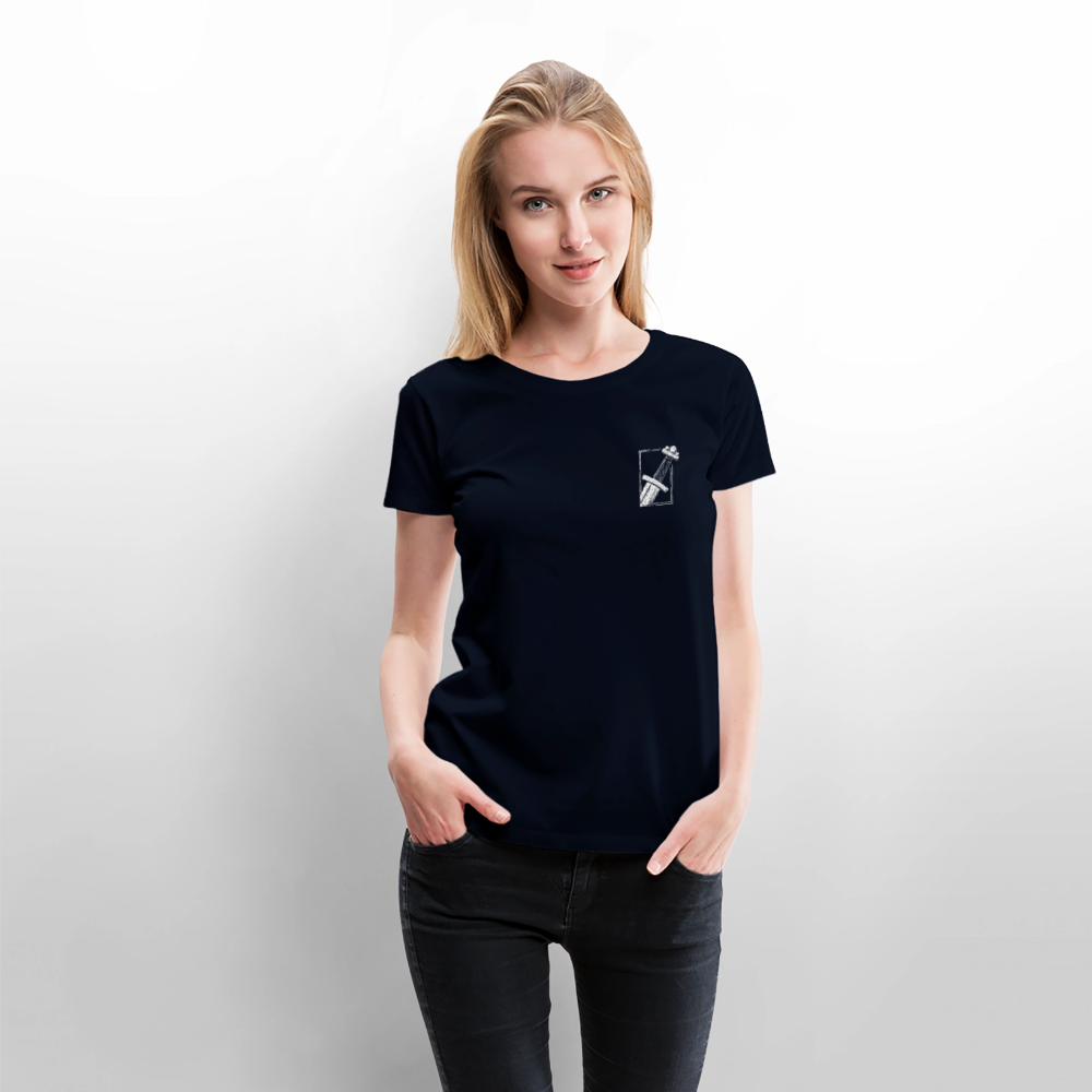 NEUES PROD Bio-Shirt Damen Gueðesweord - Navy