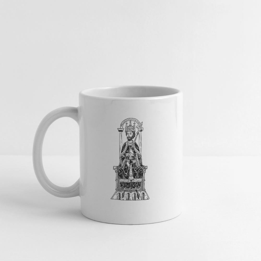 Friedrich I. Barbarossa I Tasse Mittelalter - Weiß