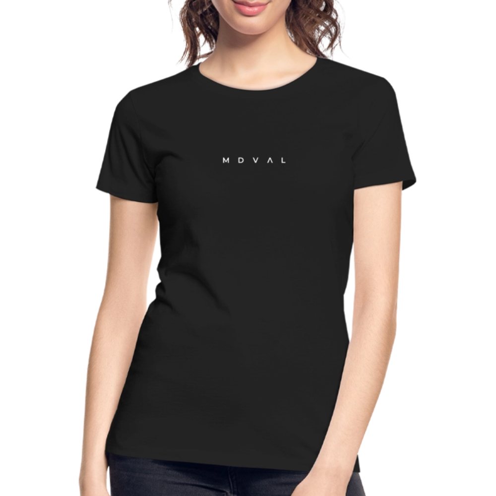 Mittelalter Shirt MDVAL Logo I tight fit I Damen - Schwarz