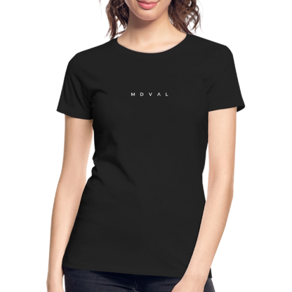 Mittelalter Shirt MDVAL Logo I tight fit I Damen - Schwarz