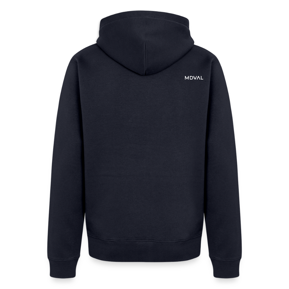 NEUES PROD ZIPPER HERREN Templer Zwei Reiter ein Pferd - Navy