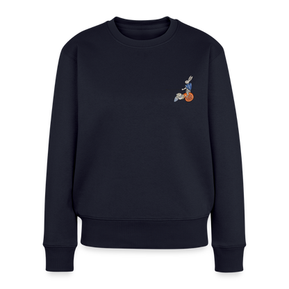 Mittelalter Tiere Pullover I Tjostender Hase - Navy