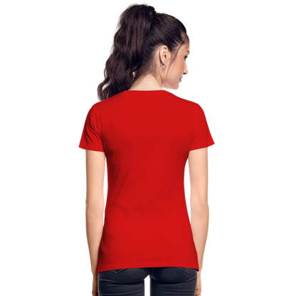 Mittelalter Shirt MDVAL Logo I tight fit I Damen - Rot