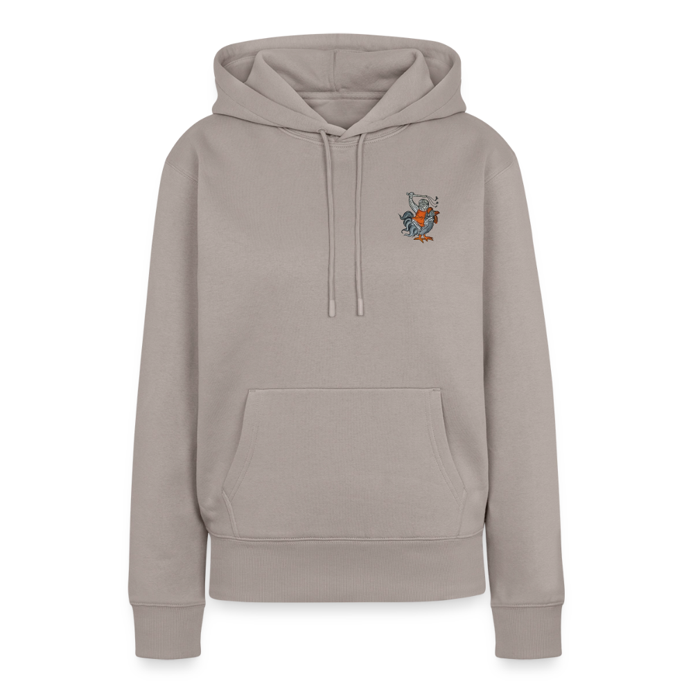 Mittelalter Hoodie | Kampfhühnchen - Taupe