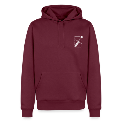 NEUES PROD Männer Premium Hoodie Homi Gehilz - Burgunderrot