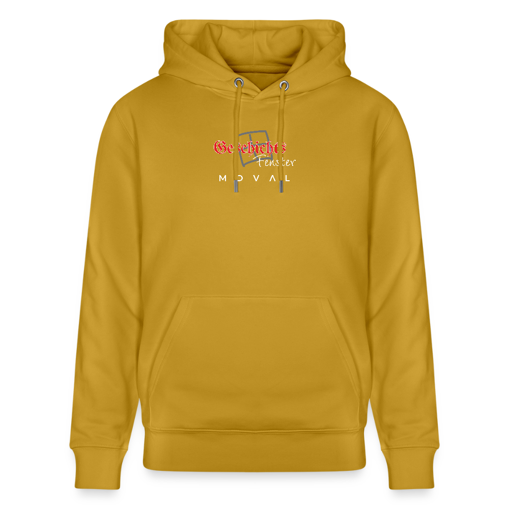 Geschichtsfenster Mittelalter Hoodie | Heiliger Georg Bio Hoodie - Ocker