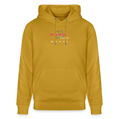 Geschichtsfenster Mittelalter Hoodie | Heiliger Georg Bio Hoodie - Ocker