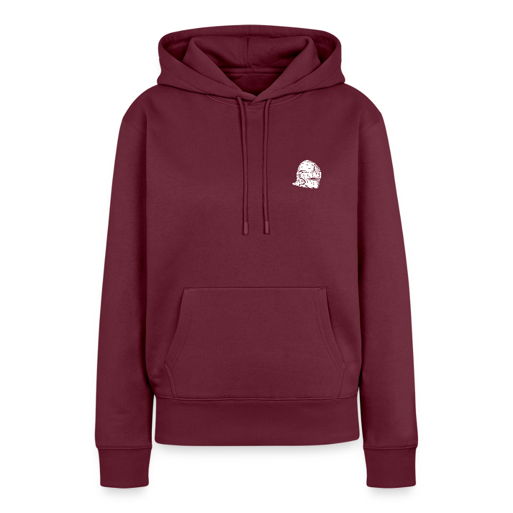 NEUES PROD FRAUEN HOODIE Schaller - Burgunderrot