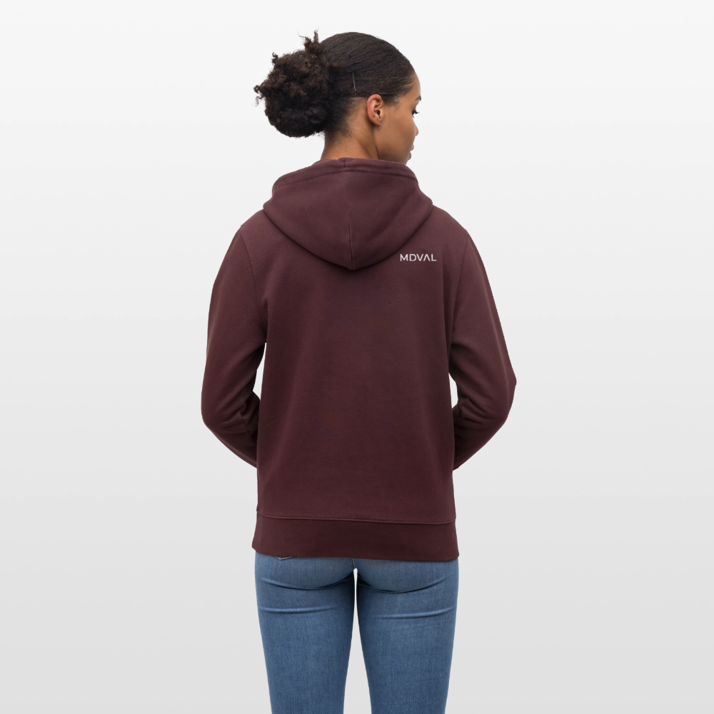 Mittelalterlicher Codex I Kaiser Otto III I front I Bio-Hoodie - Maroon