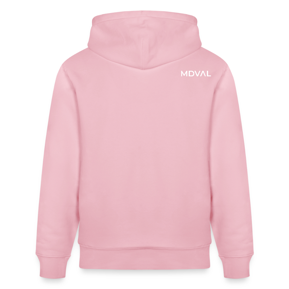Mittelalterlicher Codex I Kaiser Otto III I front I Bio-Hoodie - Hellrosa