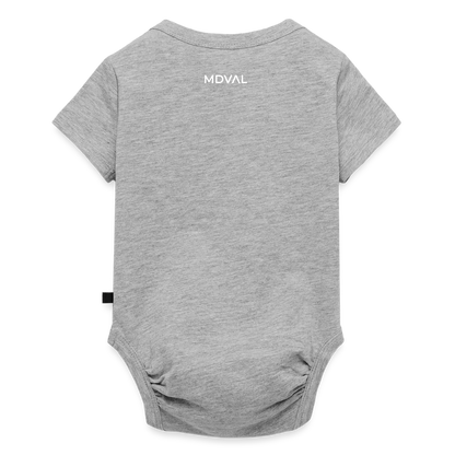 Honti Baby Hase Body - Grau meliert
