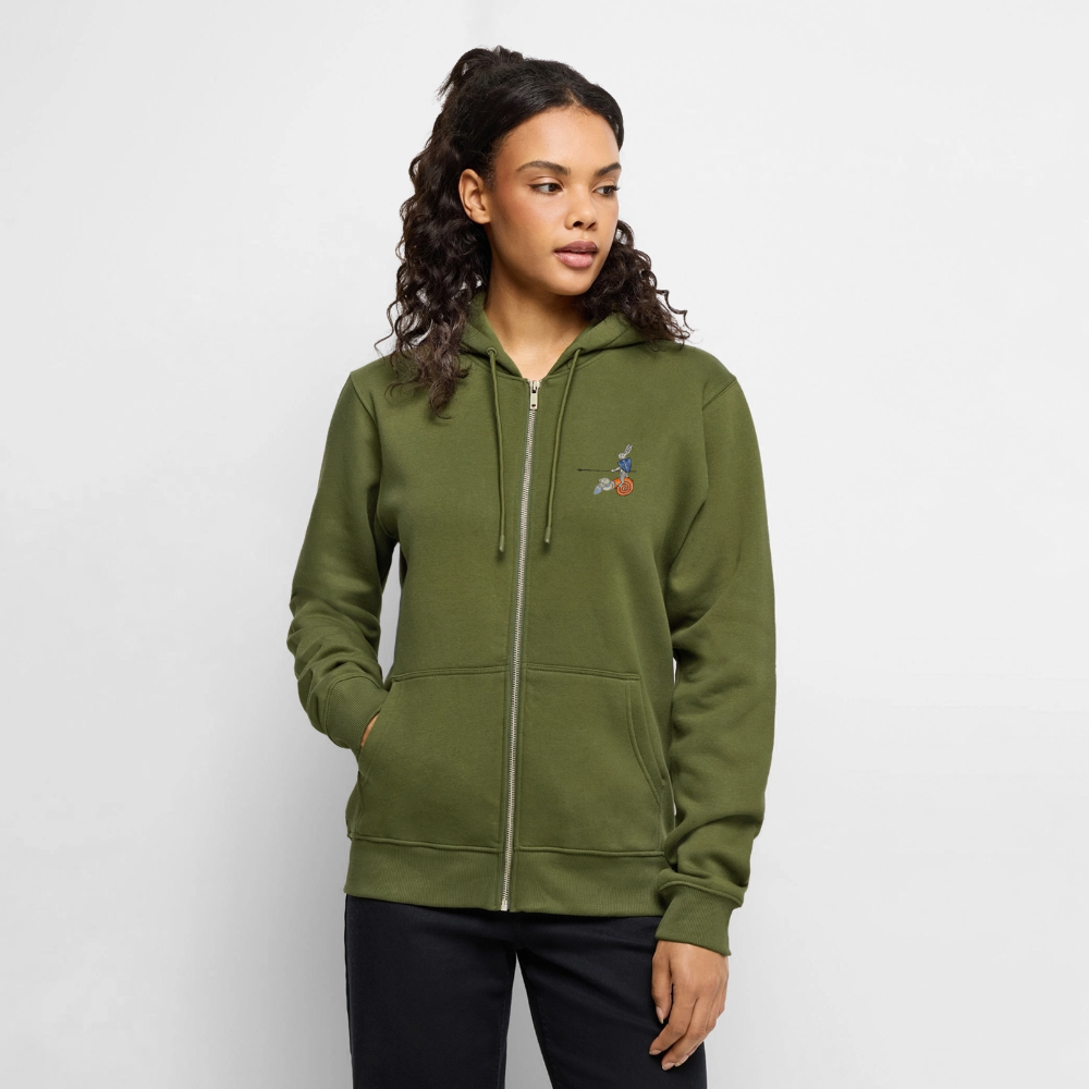 NEUES PROD ZIPPER HERREN Tjostender Hase - Khaki