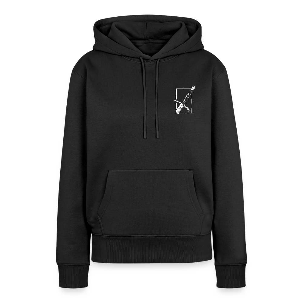 NEUES PROD FRAUEN HOODIE Langes Swertt - Schwarz