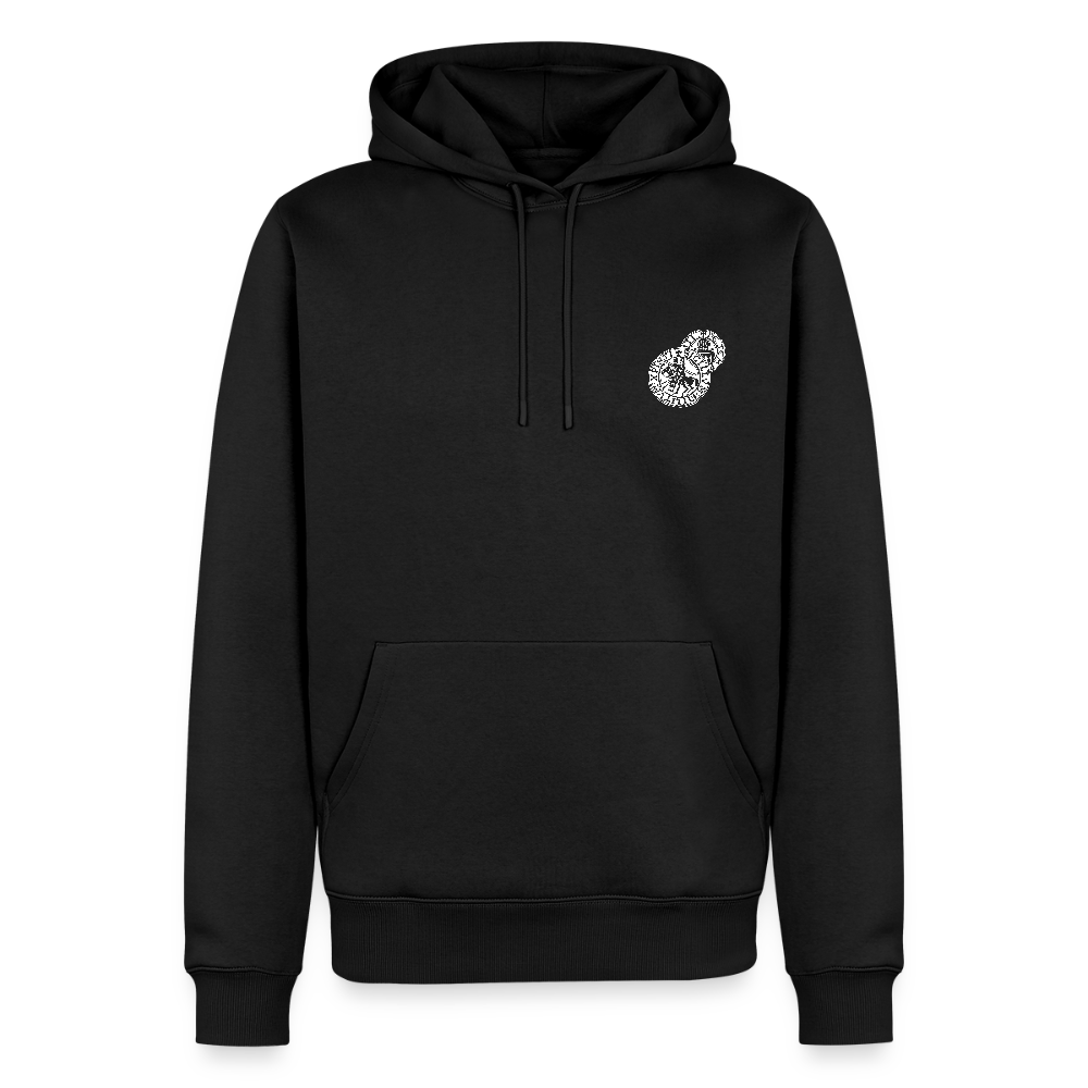 NEUES PROD Männer Premium Hoodie Templersiegel - Schwarz