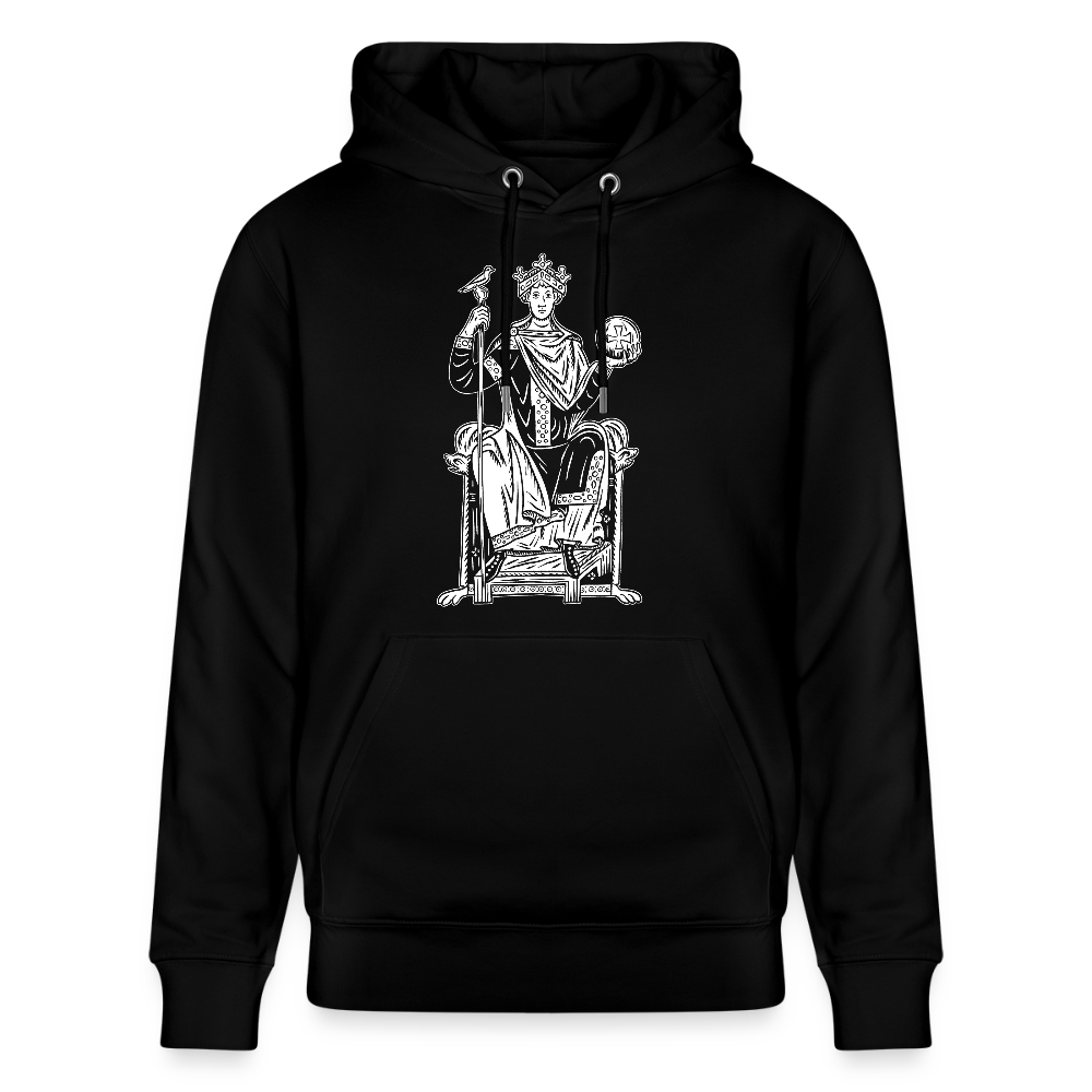 Mittelalterlicher Codex I Kaiser Otto III I front I Bio-Hoodie - Schwarz