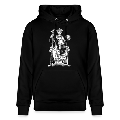 Mittelalterlicher Codex I Kaiser Otto III I front I Bio-Hoodie - Schwarz