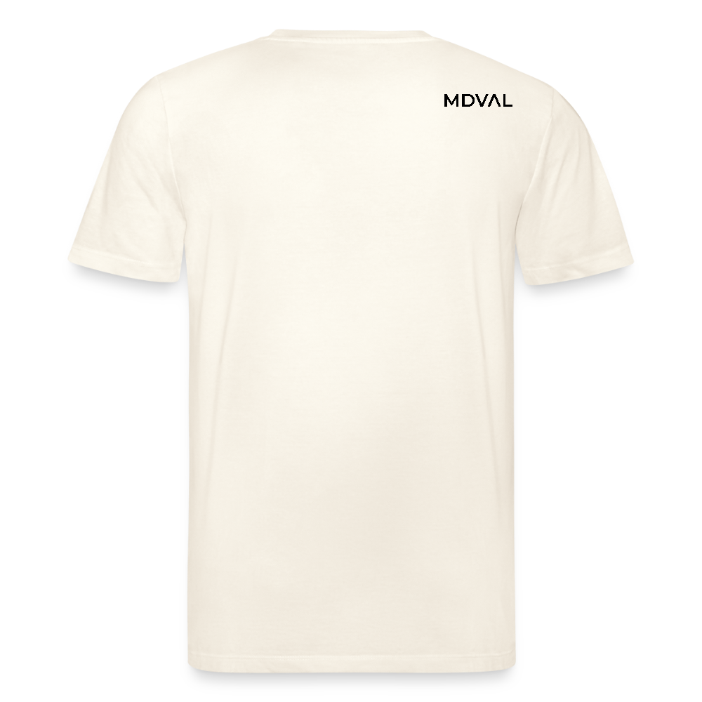 Templer Shirt | Siegel des Templerordens "Zwei Reiter auf einem Pferd" | hell | Bio-Shirt - Naturweiß 