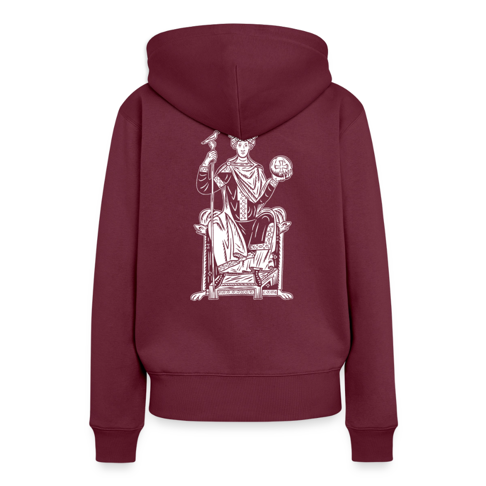 Mittelalter Hoodie | Kaiser Otto III. - Burgunderrot