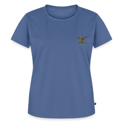 Mittelalterliche Tiere Shirt | Biberfledermaus - Taubenblau