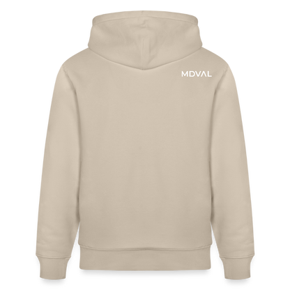Mittelalterliche Tiere T-Shirt "Tjostender Hase" I Bio-Hoodie - Beige
