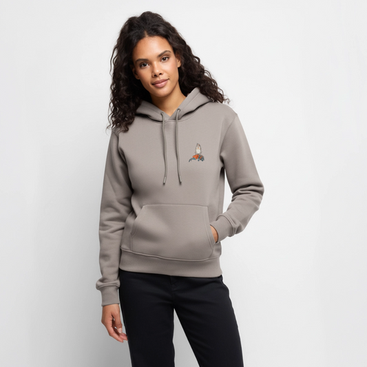 Mittelalter Tiere Hoodie | Falscher Reiter - Taupe